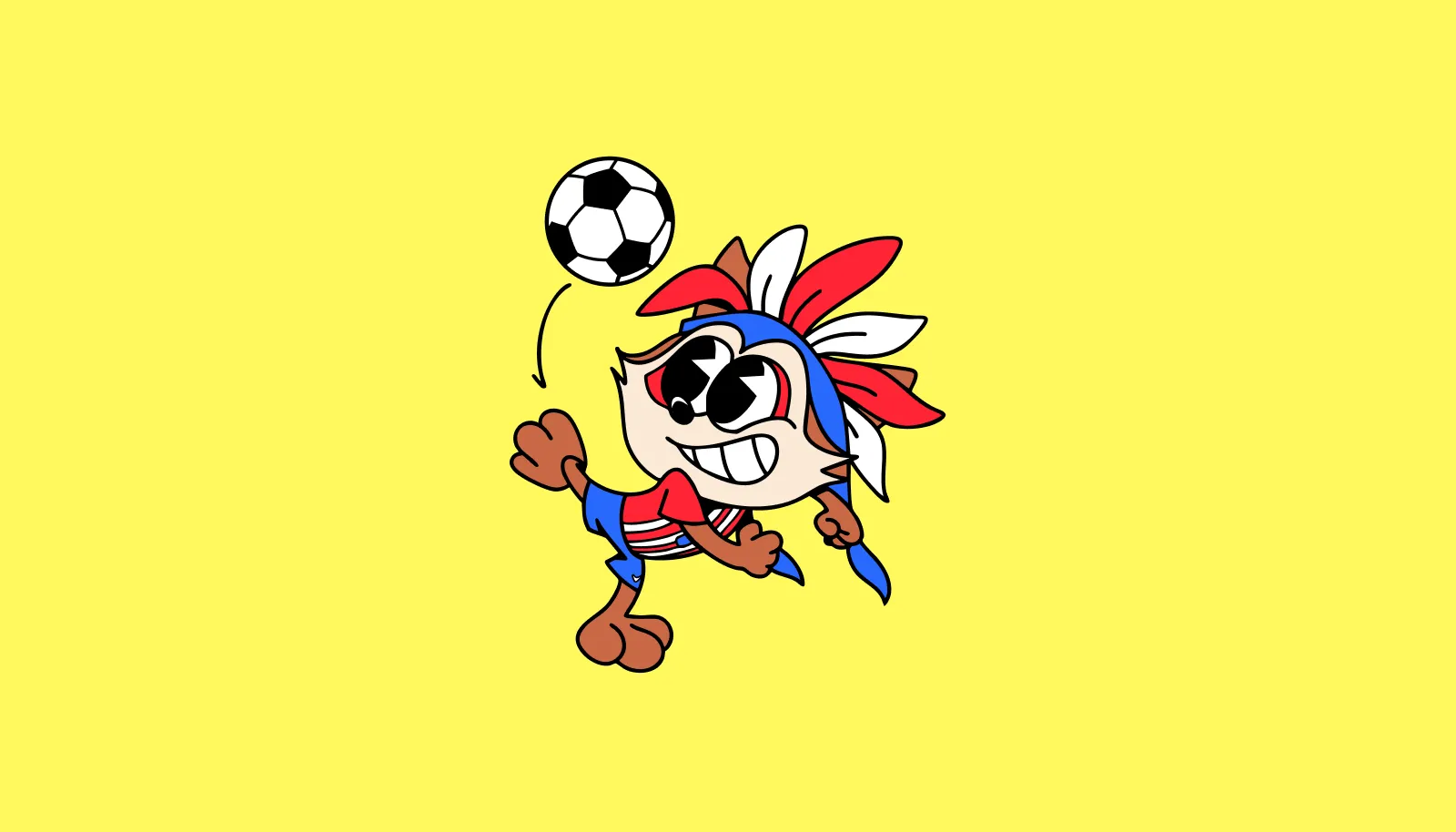 Retro Football Mascots